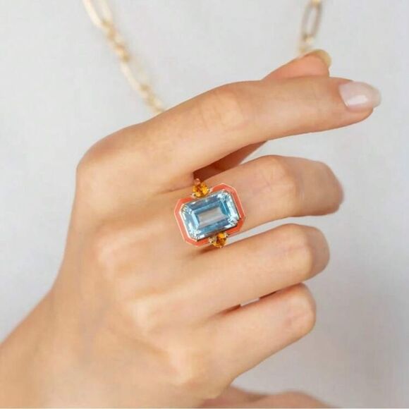 Crystal ring #1476 - Picture 1 of 5